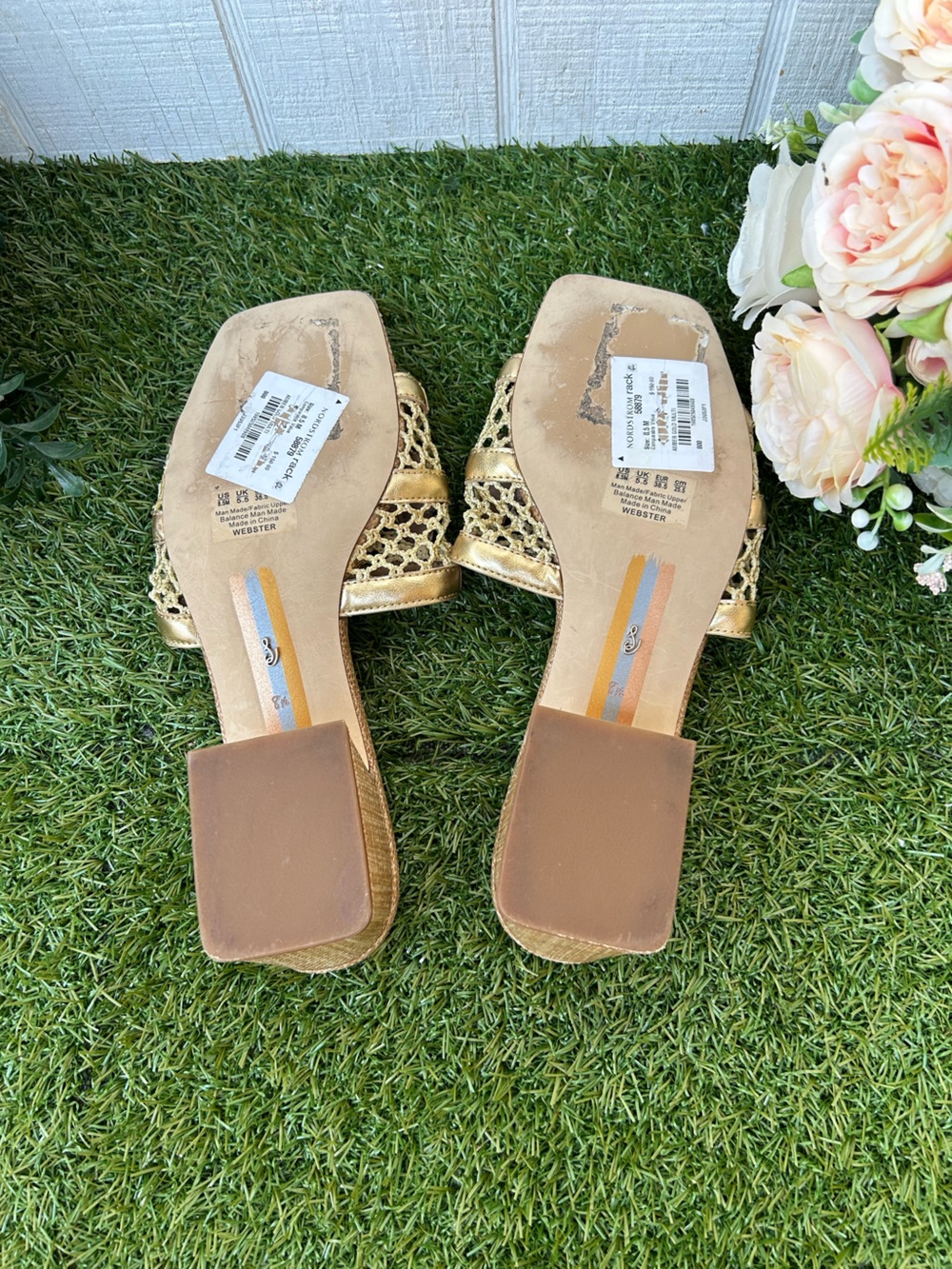 SAM EDELMAN
Webster mesh sandals AMBER GOLD MULT size 8.5 new - Picture 16 of 16